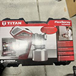 Titan Tool FlexSpray Paint Sprayer, Great for Interior, Exterior and Fine Finishing, Adjusta
