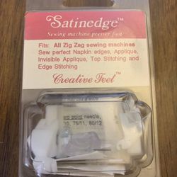 NEW Sequins 'N Ribbon Sewing Machine Presser Foot Creative Feet Item low & High Shank Slant Adapter