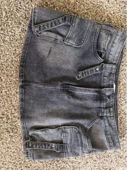 Cargo Jean skirt