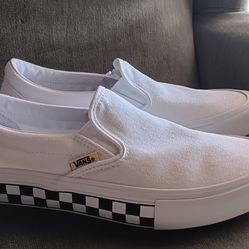 Men's Sz 8.5 Retro Van's Slip On Shoes