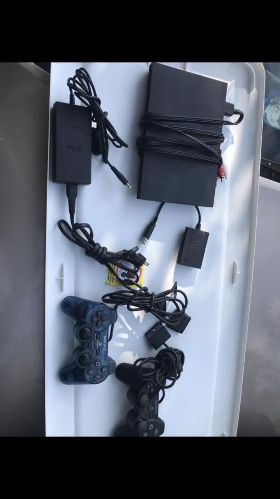 Nice Playstation Console With Wires And Controllers Everything Goes For $80 Firm