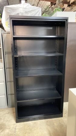 Steelcase metal shelves 