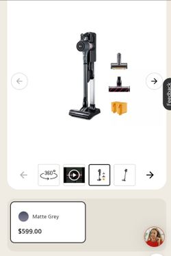 LG CordZero A9 Cordless Stick Vacuum, 2 Batteries
