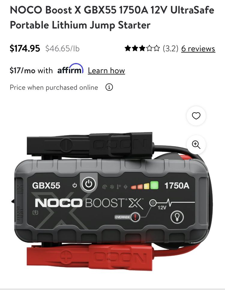 NOCO GBX55 for Sale in Loveland, CO - OfferUp