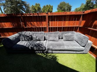 Grey/Navy blue couch