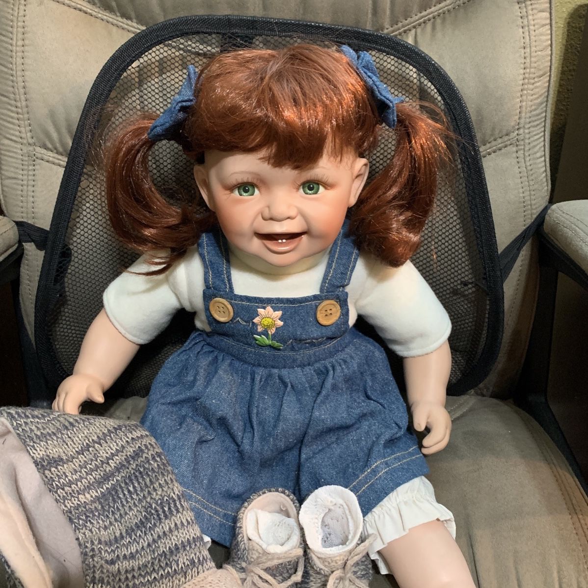 Porcelain Realistic Toddler Doll, Original Price  $75, Selling For $45. 