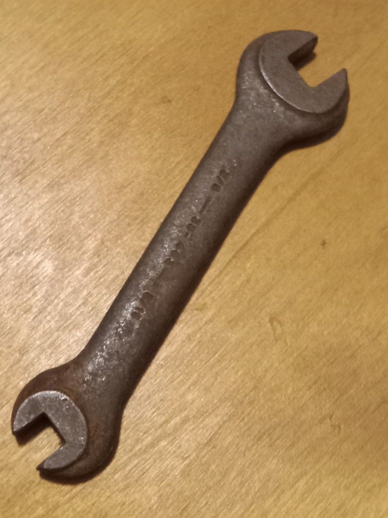 Antique Armstrong 35-463 Open End 3/8 X 8/16 Wrench From 1929