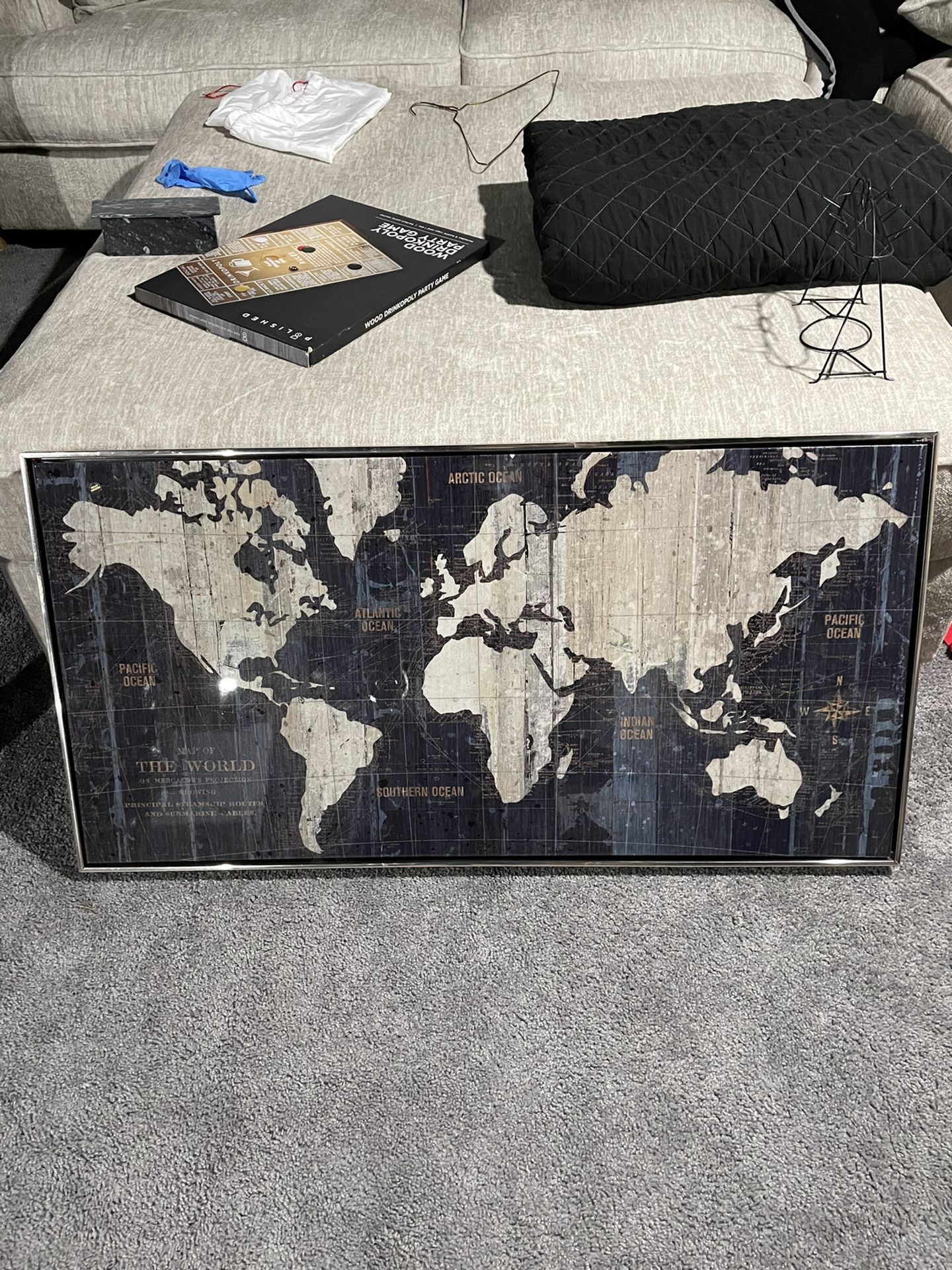 Decorative Map Of The World