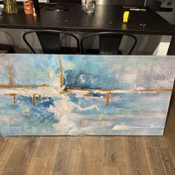 Abstract Canvas - 60x30 inch Brand New 