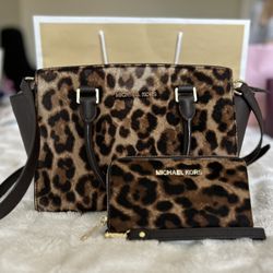 Michael Kors Leopard Purse 