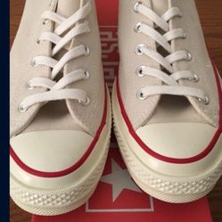 Converse White 1970s Vintage Shoes for Men 9  1/2