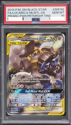 Pokemon Lucario & Melmetal Psa 10