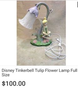 Disney Tinkerbell Lamp