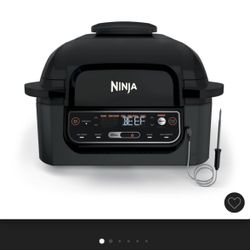 Ninia Foodi Smart 5-in-1 Indoor Grill with 4gt Air Fryer - Black - LG451BK