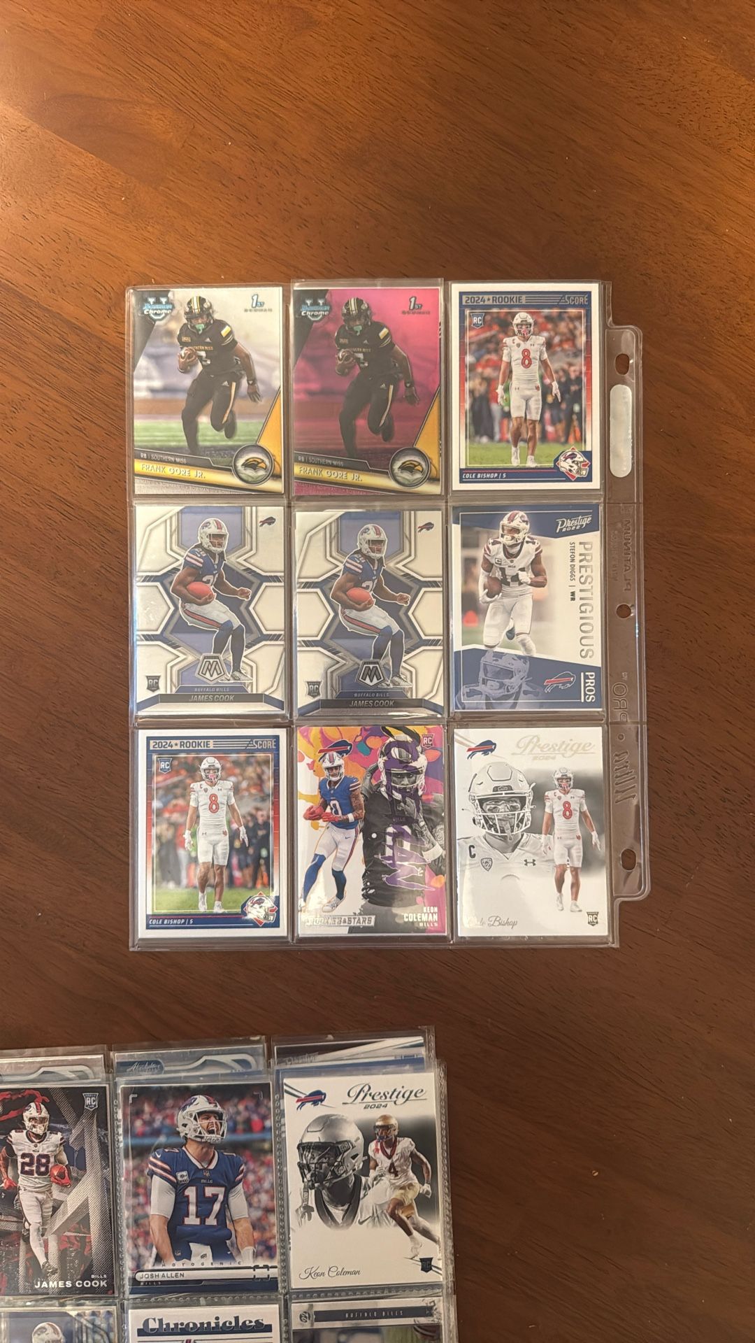 Buffalo Bills Sports Card Lot