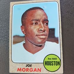 1968 TOPPS BASEBALL JOE MORGAN CARD 