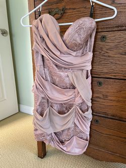 Bebe strapless mini dress