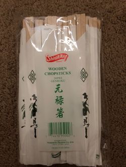 Wooden Chopsticks Genroku ($5)