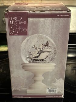Christmas Sleigh Snow Globe Water Globe