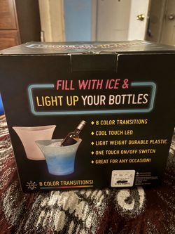 Light up ice bucket