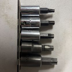 Snap-On And MAC Flat And Torx Socket Set