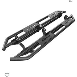 Nilight Running Boards for 2007-2018 Wrangler JK & Unlimited 4 Door, Upgraded Dual Girder System Side Step Slip-Proof Textured Black Heavy Duty Truck 