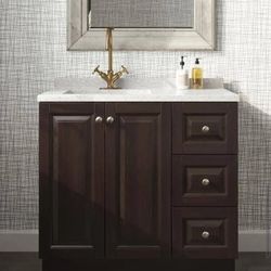 Unused Glacier Bay 36 Inch Bathroom Vanity