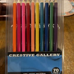 cre8tive gallery fine artist material colored pencils 70 piece