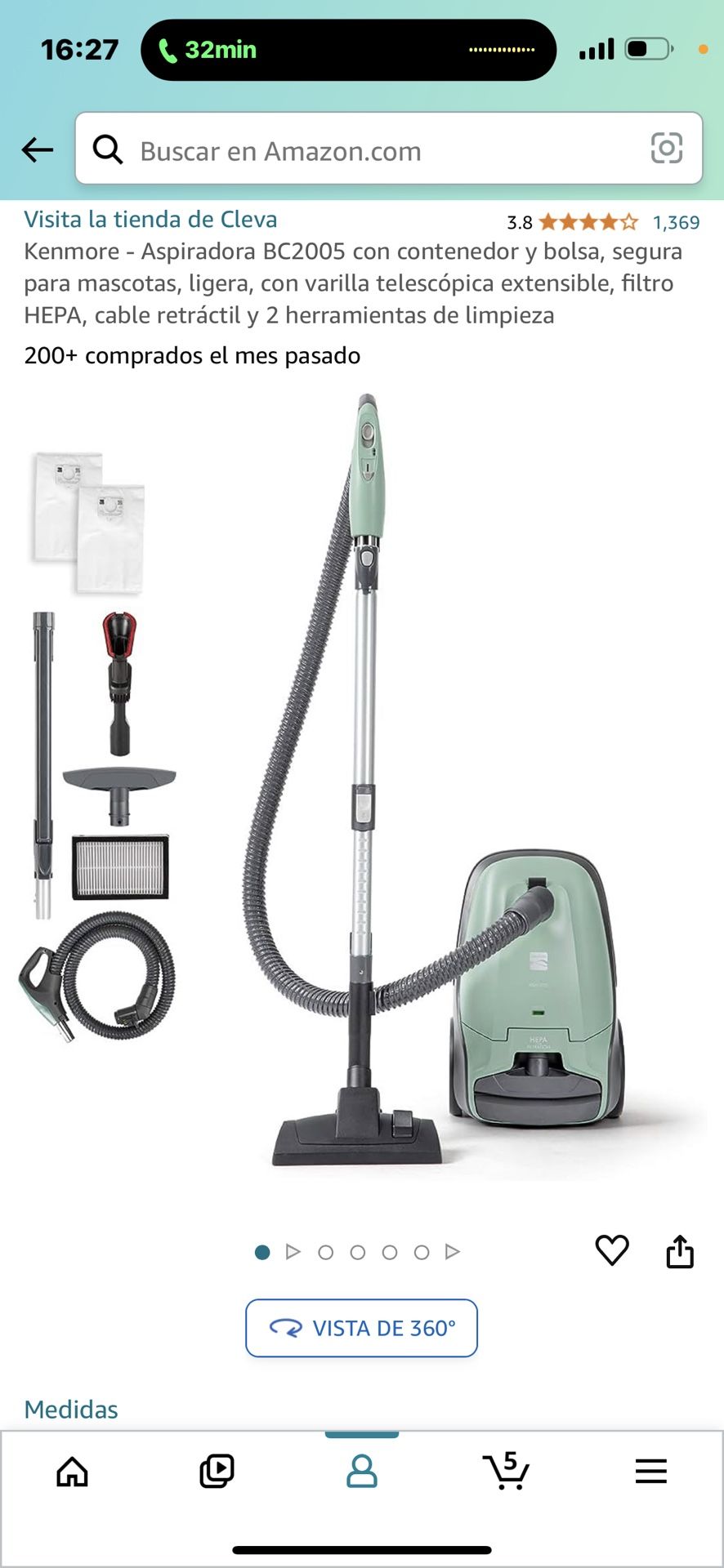 Kenmore Aspirador