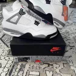Jordan Retro 4 White Cement 