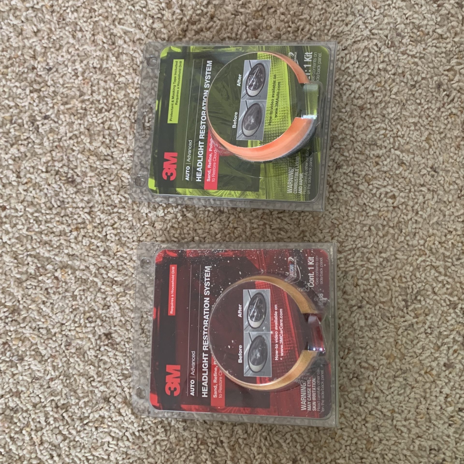 3M Headlight Restoration System kits