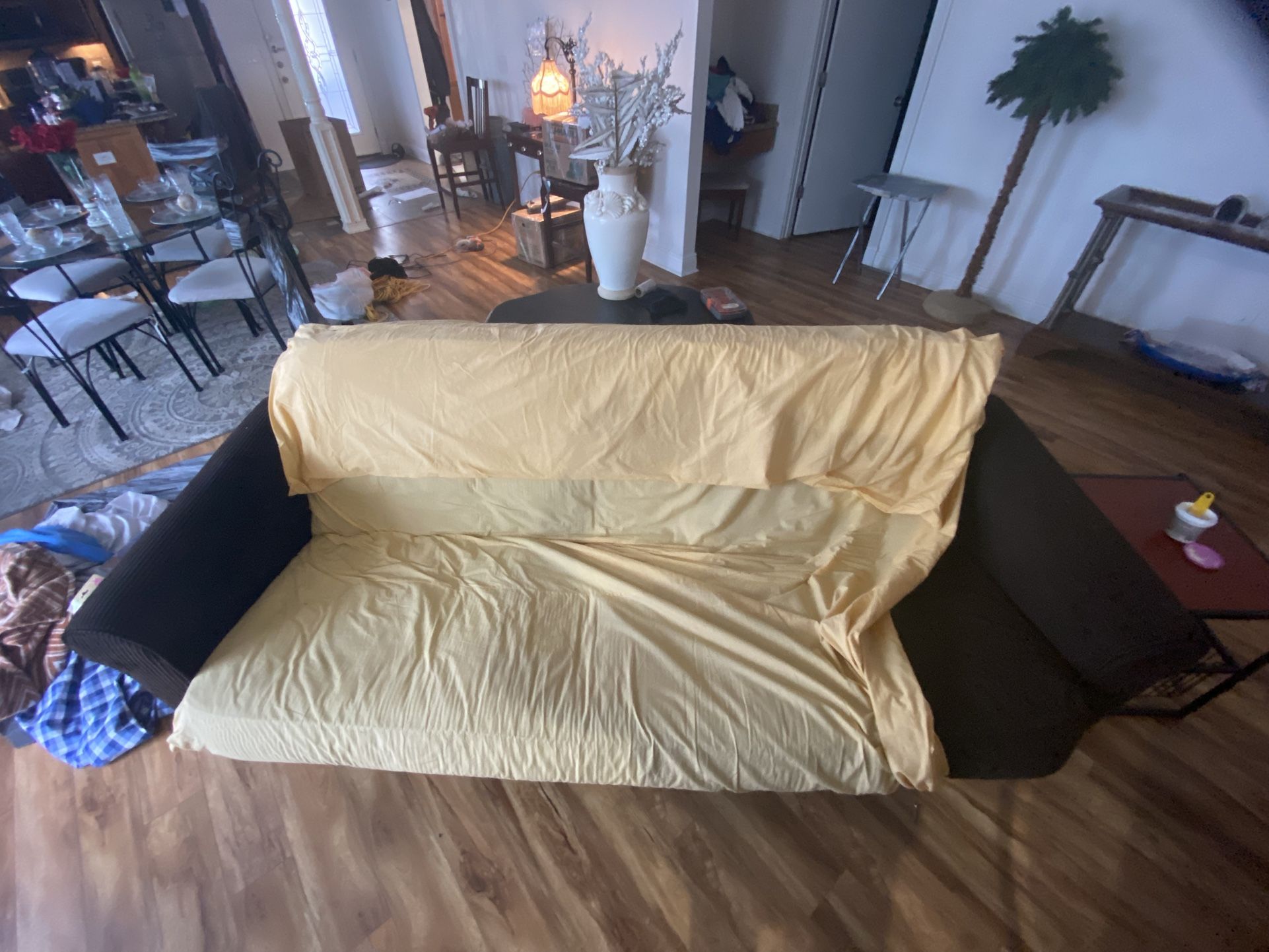 Beautiful Corduroy Brown futon