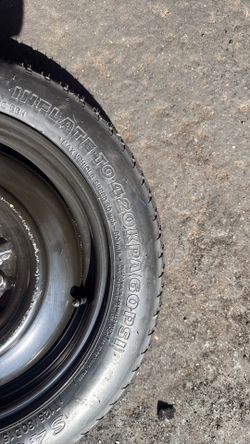 Spare tire with tools 2017 and up Hyundai Elantra