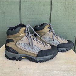 Vasque Womens Mica Hiking Boots Size 8 M Gore-Tex Vibram Sole Brown Trail  7435