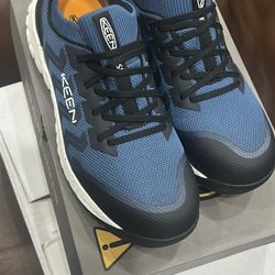 Keen Steel Toe Sneaker Men’s Size 12 Blue And Black