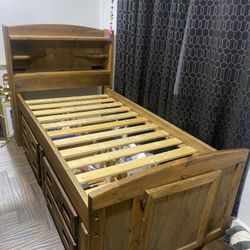 Twin Bed Frame Solid Wood