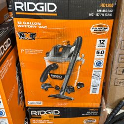 Ridgid 12 Gallon Wet And Dry Vacuum 