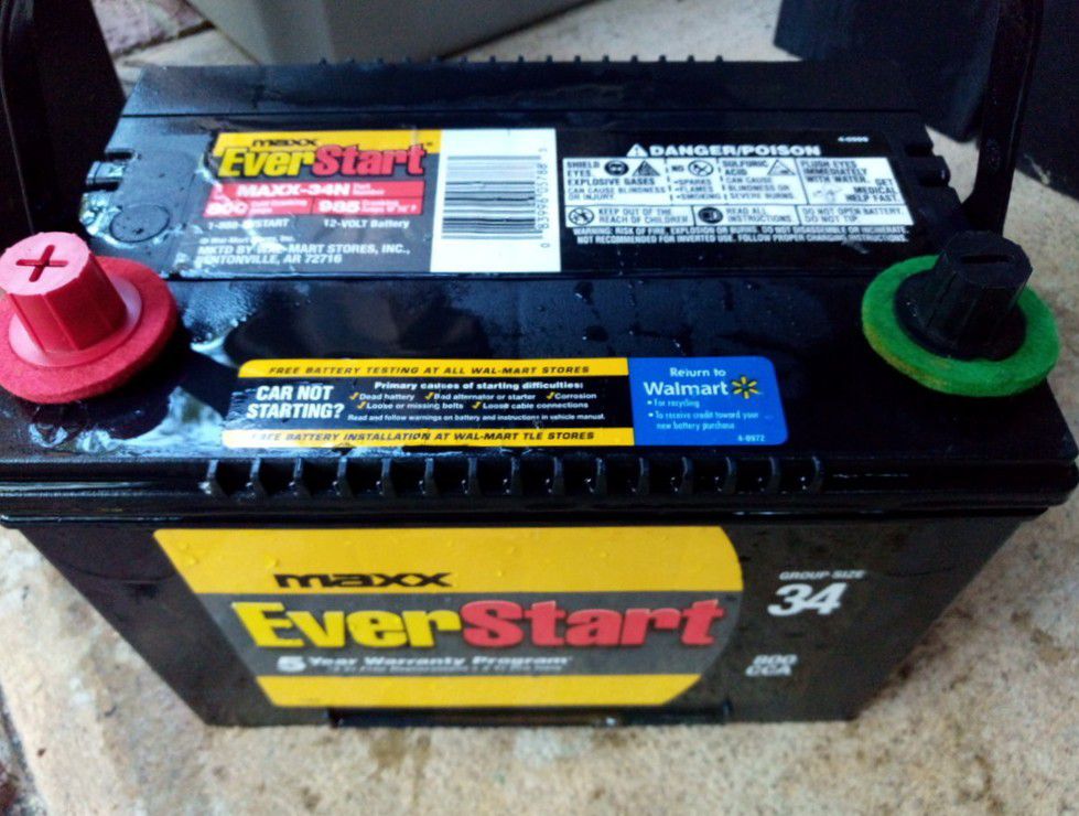 Everstart Maxx group 34 car truck battery perfect condition