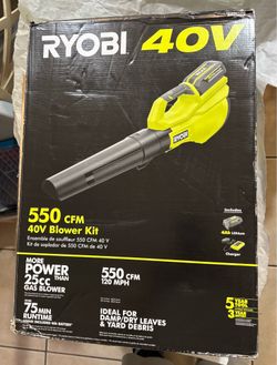 Ryobi 40v 550cfm Blower