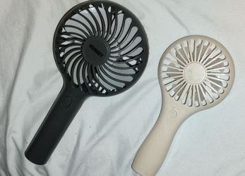 2 Handheld Portable Fans ( USB )