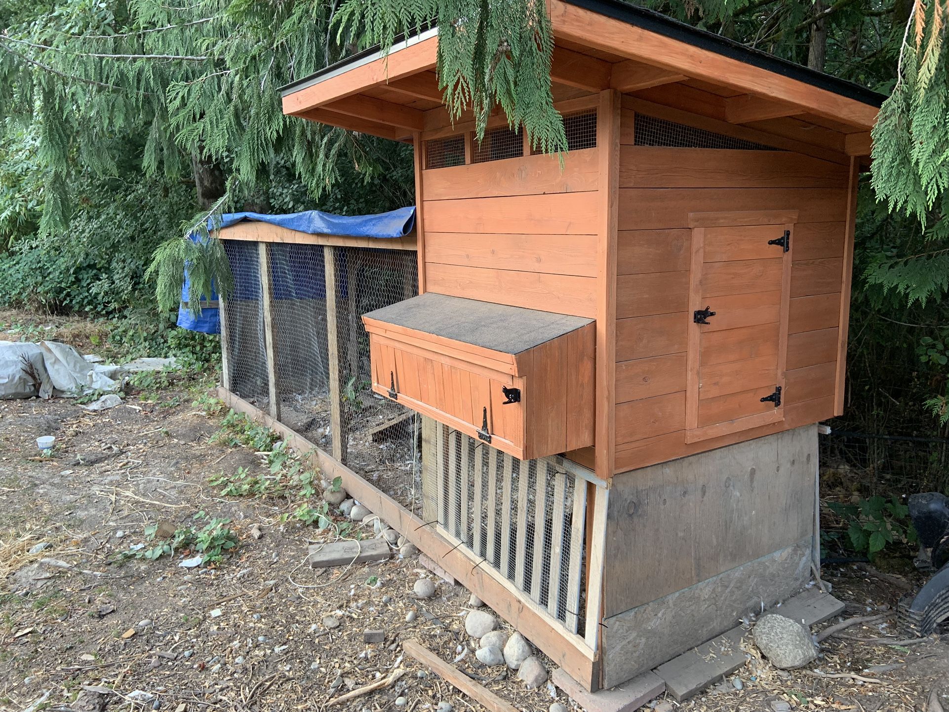 Chicken Coop! Cedar And 4x4 Lumber! Super Sturdy! for Sale in Olympia