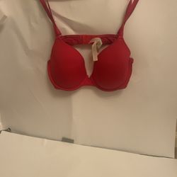 Red Bra Size Medium