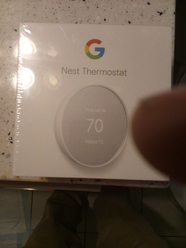 BRAND NEW GOOGLE NEST SNOW THERMOSTAT 
