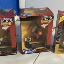 Vintage Kenner NBA action figures Starting Lineup and Headliners (3 for $30)