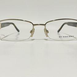Burberry B1146 1002 Gold Eyeglasses 50-17-135