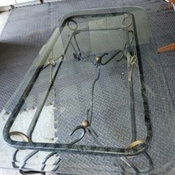 Beveled Glass Coffee Table