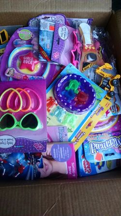 New toys, books, puzzles, etc