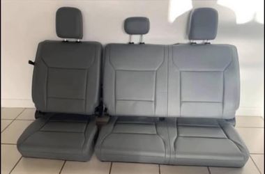 23-25 Ford SUPER DUTY Extended Cab REAR Bench Seat Grey  Replacement OEM