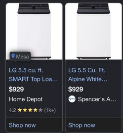Brand new LG washing machine