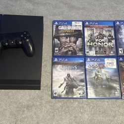 PS4 500GB Controller & Games